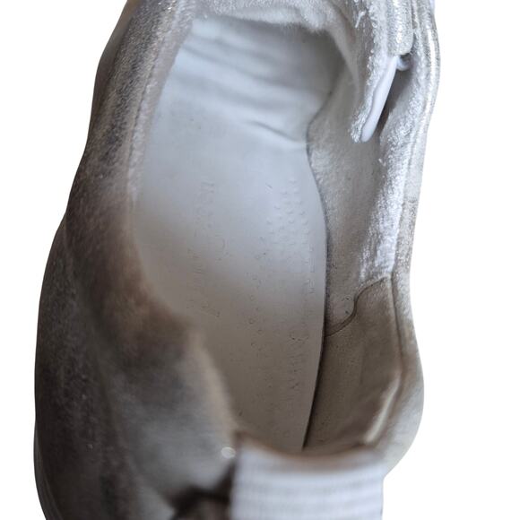 Paul Green Mineral Metallic Silver White Scotty Sneakers Shoes Women AUS9 US 11 - Picture 6 of 6